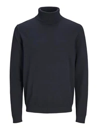 Male Rollkragenpullover Einfarbig Rollkragenpullover