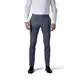 Hirschthal Herren Chino Hose Herrenhose Casual mit Stretch Slim-Fit - Rauchblau W34/L32