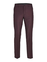 Jack & Jones Stoffhose JPRSOLARIS weinrot