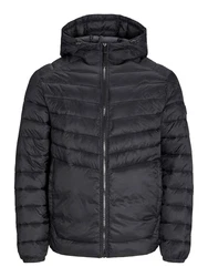 Jack & Jones Jacke JJESPRINT Puffer Hood NOOS Schwarz