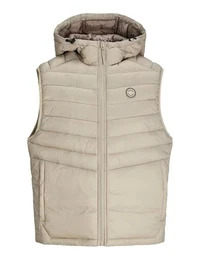 Herren Jjesprint Bodywarmer Hood Weste, Crockery/Detail:solid, M