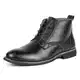 Plilima Stiefeletten Herren Stiefel Boots Schnürstiefeletten Klassische Ungefüttert Männer Chukka Boot Rutschfeste （Schwarz,41）