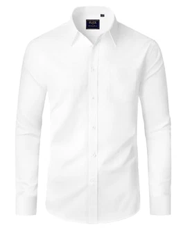J.VER Langarmhemd Herren Regular Fit  Weiß