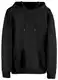 Cotton Prime Bequemer und Stilvoller Unisex Kaputzenpullover Hoody Sweatshirt für Damen und Herren, Schwarz, Gr. M
