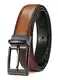 CHAOREN Ledergürtel Herren Wendegürtel, 2-in-1-Gürtel in Schwarz und Braun, 32 mm für Business-Anzüge und Freizeithosen