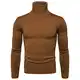 Kashyke Rollkragen Pullover Herren,Schwarz Weiß Grau Braun Blau Beiger Strickpullover Baumwolle Pullover Slim Fit Winter Warm Wolle Rollkragenpulli Grob Langarm 3Xl Rollkragenpulli Herren