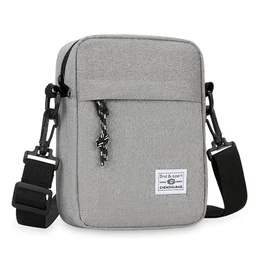 Umhängetasche Herren Schultertasche Crossbody Herrentasche Handytasche Herrenhandtasche Kleine Umhängen Tasche Shulder Bag Messenger für Freizeit Urlaub Ausflug (Grau Herrentasche Shoulder Bag)
