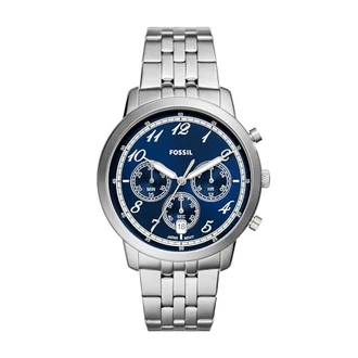 Fossil Neutra Uhr für Herren Chronographenwerk mit Edelstahl- oder Lederarmband
