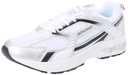 Herren JFWTOKYO MESH Sneaker, Bright White/Detail:Black, 43 EU