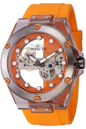 Speedway Herren-Armbanduhr 44396, analog, orangefarbenes Zifferblatt, Orange
