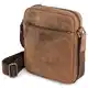 Berliner Bags Vintage Umhängetasche Tom aus Leder, Kleine Schultertasche für Herren - Dunkel Braun