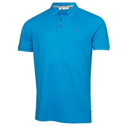 Herren Planet Feuchtigkeit Wicking Superpolohemd - Blau - M