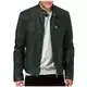 Generisch Winterjacken Herren, Lederjacke Übergangsjacke Bikerjacke Freizeitjacke Casual Klassisch Mit Reißverschluss Motorrad Herren Hoodie Protektoren Leichte Schwarz (M, Armeegrün)