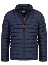 Herren INNash Steppjacke in Daunenjacken-Optik Winterjacke Übergangsjacke Männer Navy M