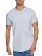 Indicode Herren INClever T-Shirt mit V-Ausschnitt aus 100% Baumwolle   Herrenshirt Sommershirt Männer Lt Grey Mix M