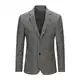 YOUTHUP Sakko Herren Wolle Jacke 2 Knöpfe Slim Fit Sportlich Anzugjacke Winter Tweed Blazer, Grün, M