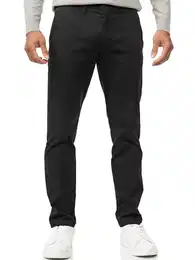Herren INWasling Stretchhose aus Baumwolle mit 5 Taschen Herrenhose Stretch Hose Männer Black 32/32