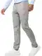 Indicode Herren INWasling Stretchhose aus Baumwolle mit 5 Taschen   Herrenhose Stretch Hose Männer Lt Grey 32/32