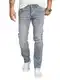 Rock Creek Herren Jeans Regular Fit Stretch Jeans Männerhose Herrenjeans Denim Hosen Herrenhose Straight Cut Stonewashed RC-2412 Hellgrau W32 L34