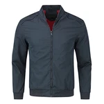YOUTHUP Herren Leichte Casual Sportjacke Übergangsjacke Blau (8835)