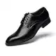 Tetnsk Herren Anzugschuhe Oxford Schnürschuhe Klassischer Formale Business Schuhe, Schwarz, EU 44