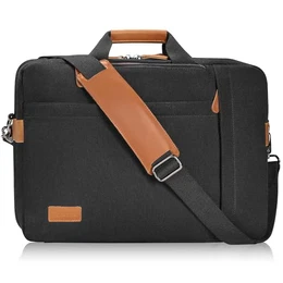 Laptoptasche/Umhängetasche 17/17,3 Zoll Umwandelbar Rucksack, Business Tasche für Büro/Schule/Reisen