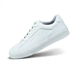 Herren, Modischer Sneaker mit Schlichtem Design und Vielseitiger Tragbarkeit, Weiß, 41 EU