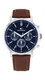 Tommy Hilfiger Multi Zifferblatt Quarz Uhr für Herren mit Braunes Lederarmband - 1710585