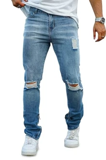 GINGTTO Herren Jeans Slim Fit