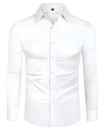Hemd Herren Stretch Langarm Freizeithemden für Herren Hemd Slim Fit Herren Businesshemden für Herren Hemd bügelfrei Herren