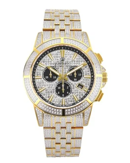 LOUIS XVI Majesté Herrenuhr Chronograph Schweizer Quarzwerk Gold/Bicolor/Silber (1124)