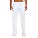 JEEL Herren-Jeans - Regular-Fit Straight-Cut - Stretch - Jeans-Hose Basic Washed 08-Weiß 32W / 32L