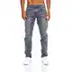JEEL Herren-Jeans - Regular-Fit Straight-Cut - Stretch - Jeans-Hose Basic Washed 04-Grau 32W / 32L