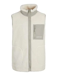 JACK&JONES Herren JORVESTERBRO Teddy Bodywarmer AW24 NOOS Weste, Cloud Dancer, M