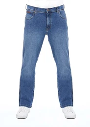 Herren Jeans Regular Fit Texas Stretch Hose Blau Authentic Straight Jeanshose Denim Hose Baumwolle Blue w38, Farbe: Blue Whirl, Größe: 38W / 32L