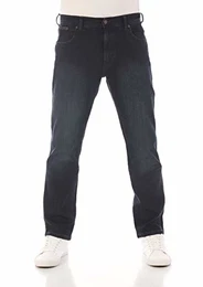 Herren Jeans Regular Fit Texas Stretch Hose Blau Authentic Straight Jeanshose Denim Hose Baumwolle Blue w33, Farbe: Smoke Blue, Größe: 33W / 30L