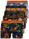 JACK & JONES Herren Unterhosen 5er Set/Pack Sale Männer Marken Boxershorts Weiss schwarz blau grau Shorts Trunks 95% Baumwolle S M L XL XXL (Farb Mix 10 M)