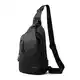 Pangogogo Wasserfest Crossbody Bag Herren Leichte Kratzfeste Umhängetasche Herren Klein Multi-Compartment Männerhandtasche für Radfahren, Wandern und Kurztrips (Schwarz)