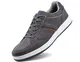 LANGDU Freizeitschuhe Herren Sneaker Schuhe Walkingschuhe Leichtgewicht Atmungsaktive Sportschuhe Größe41-46EU (Grau 20,41EU)