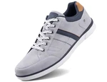 LANGDU Freizeitschuhe Herren Sneaker Walkingschuhe Leichtgewicht Atmungsaktive Sportschuhe HellGrau (15,41EU)