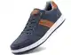 LANGDU Freizeitschuhe Herren Sneaker Schuhe Walkingschuhe Leichtgewicht Atmungsaktive Sportschuhe Größe41-46EU (Blau 99,41EU)
