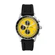 Fossil Sport Tourer uhr für Herren, Chronographenwerk mit Edelstahl- oder Lederarmband, Gelb, 42MM