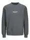 JACK&JONES Herren JORVESTERBRO Sweat Crew Neck NOOS Sweatshirt, Iron Gate, M
