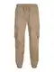 JACK & JONES Herren Hose Cargohose Stoffhose Noah Cuffed Cargo Relaxed Fit, Farbe:Beige, Artikel:-Elmwood, Größe:M