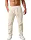 Voqeen Herren Hose Lang Leicht Sommerhose Casual Freizeithosen Loose Fit Hose für Alltag Urlaub