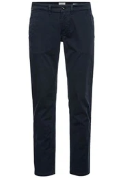 Herren Stretch Chino Regular Fit Houston Hose, Dunkelblau, 32W / 32L