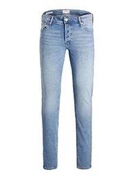 Male Slim Fit Jeans JJIGLENN JJORIGINAL, Farbe:Hellblau, Jeans/Hosen Neu:30W / 30L