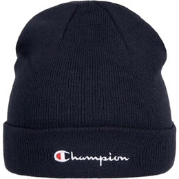 Unisex Lifestyle Caps (806064) -Recycled Acrylic Knitted Yarn Embroidered Script Logo Beanie-Mütze, Blau (BS501), One Size