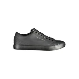 Herren Flatform Sneaker Schuhe, Schwarz (Black), 41