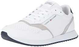 Herren Runner Sneaker Seasonal Mix Low Top, Weiß (White), 43